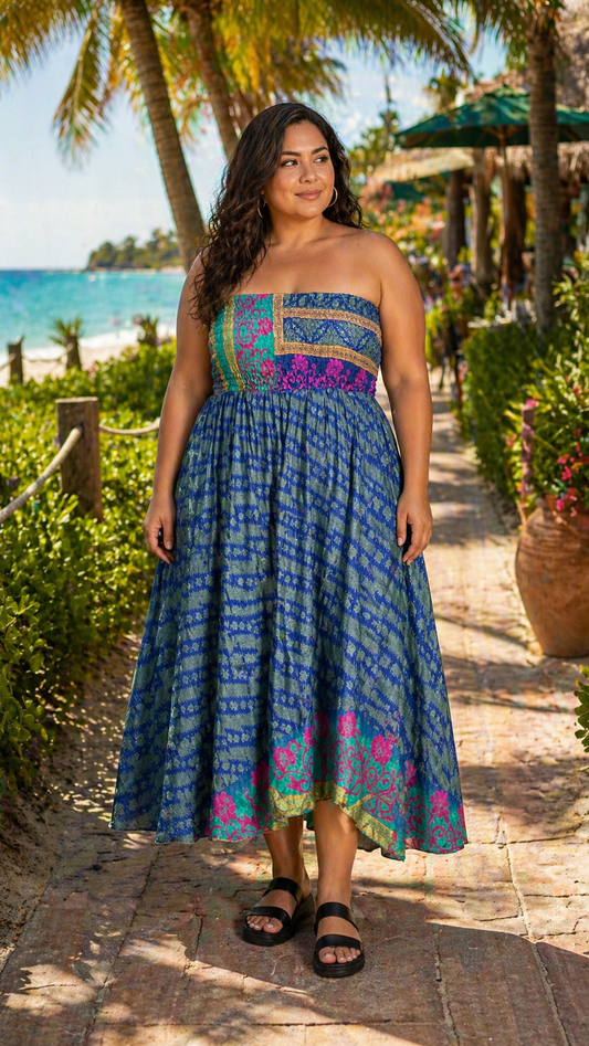 Plus Halter Dress