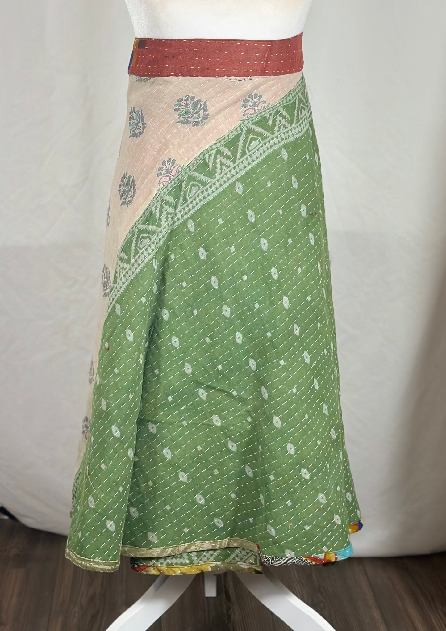 The Kantha Wrap Skirt