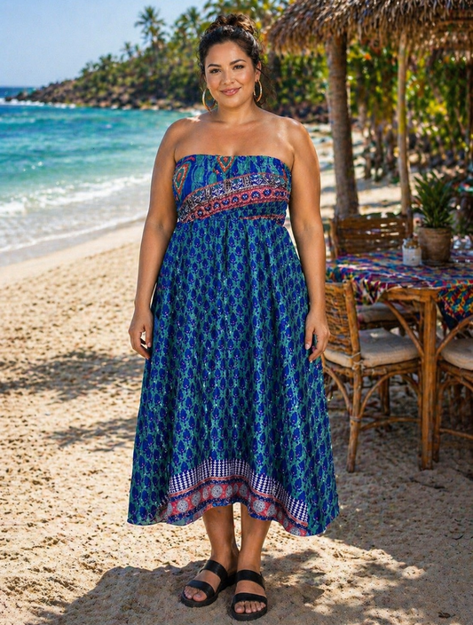 Plus Halter Dress