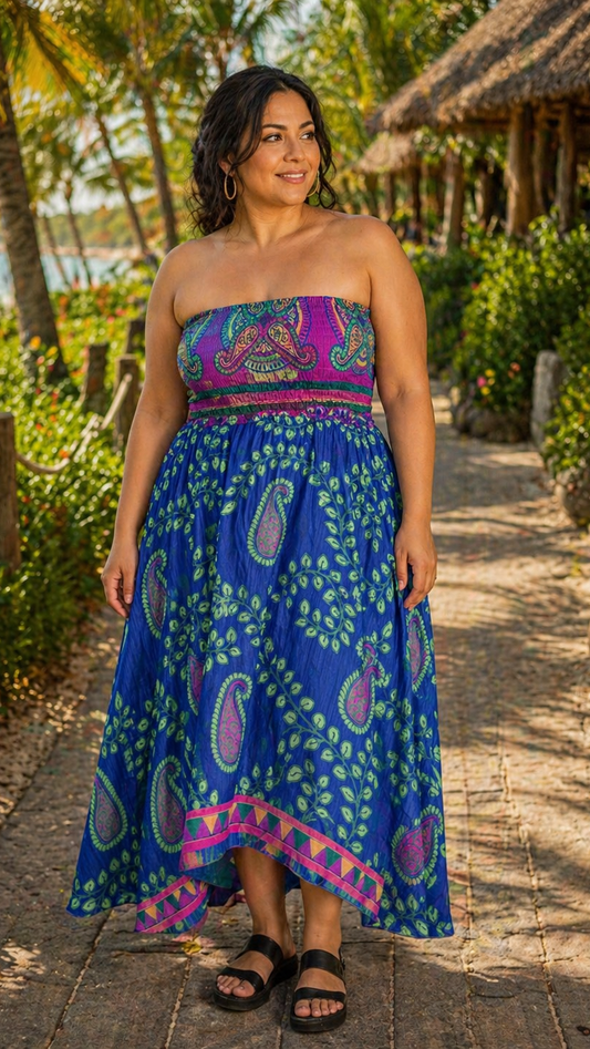 Plus Halter Dress