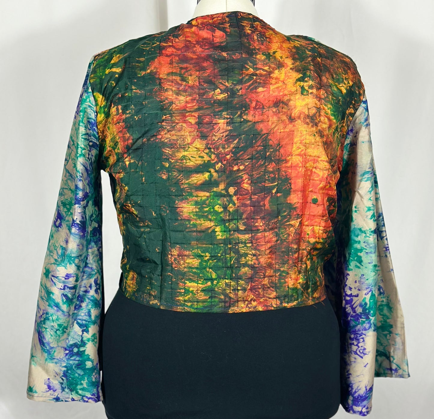 Regular Tie Dye Wrap Top
