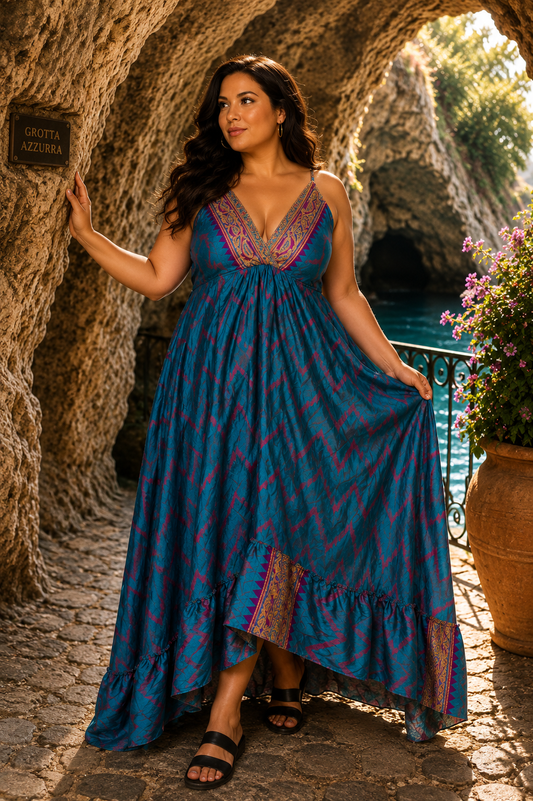Plus Hi-Low Dress