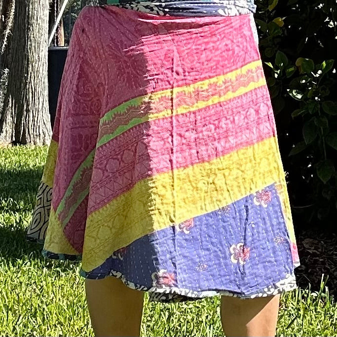 The Kantha Wrap Skirt
