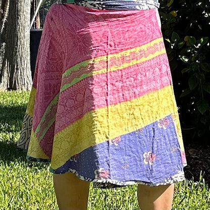 The Kantha Wrap Skirt