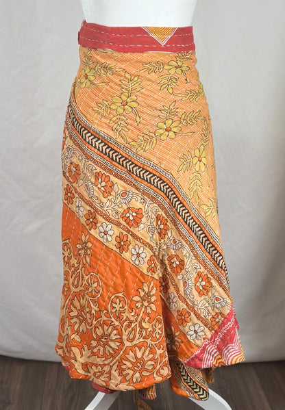 The Kantha Wrap Skirt