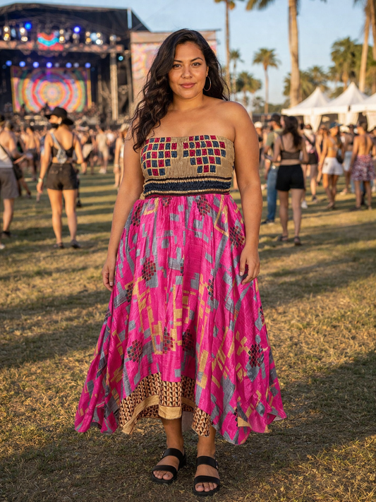 Plus Halter Dress