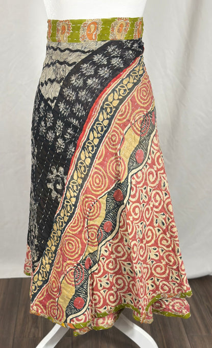 The Kantha Wrap Skirt