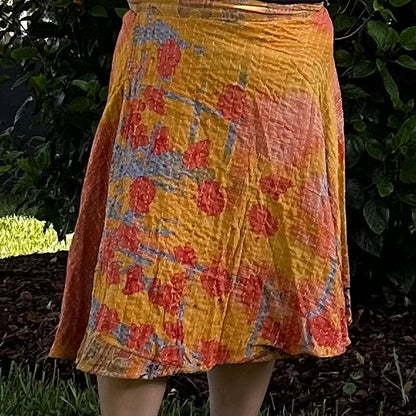 The Kantha Wrap Skirt
