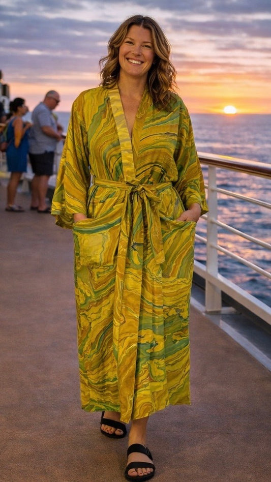 Bell Sleeved Lounge Wrap