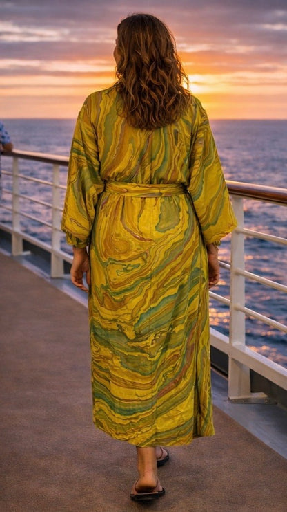 Bell Sleeved Lounge Wrap