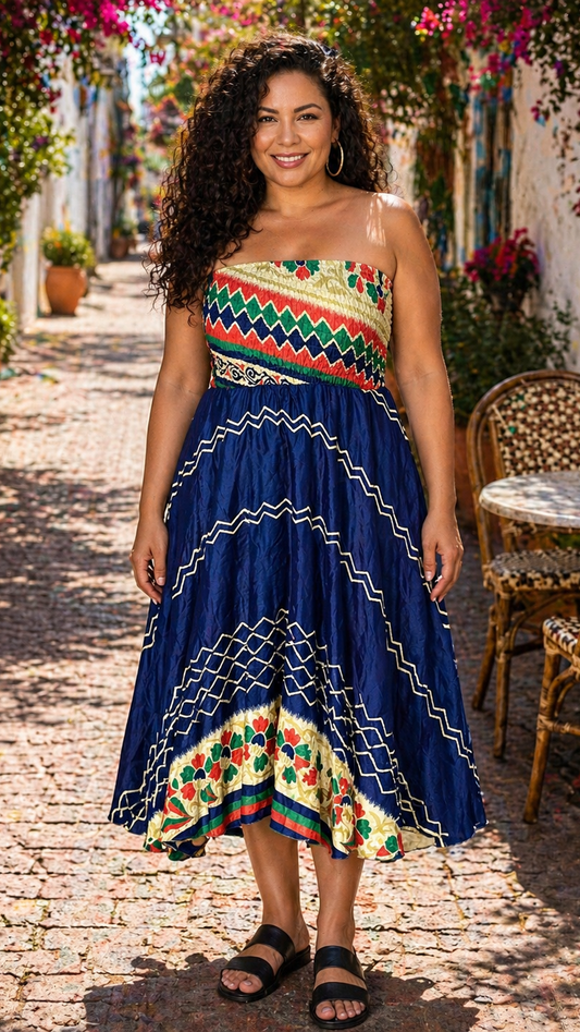 Plus Halter Dress