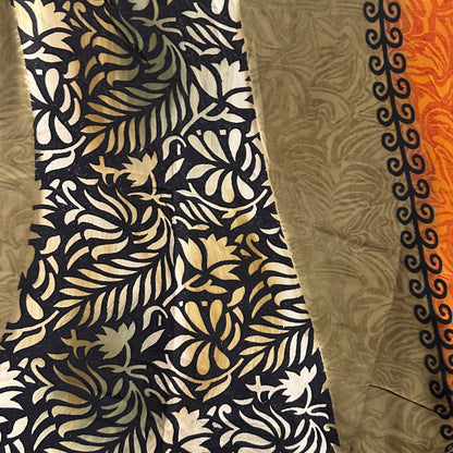 Plus Size Silk Wrap Top